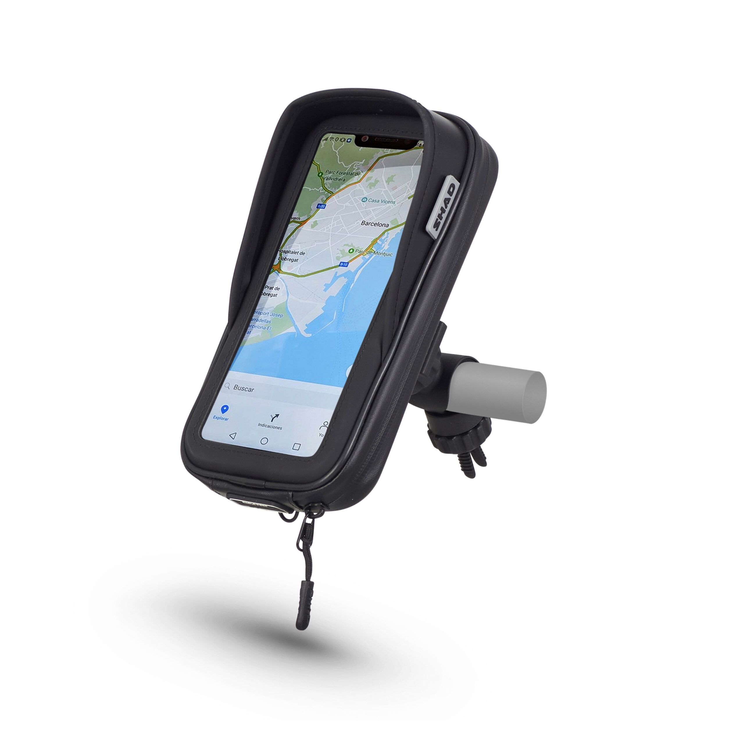 Soporte de manillar para smartphone SHAD SG71, 180 x 90 mm