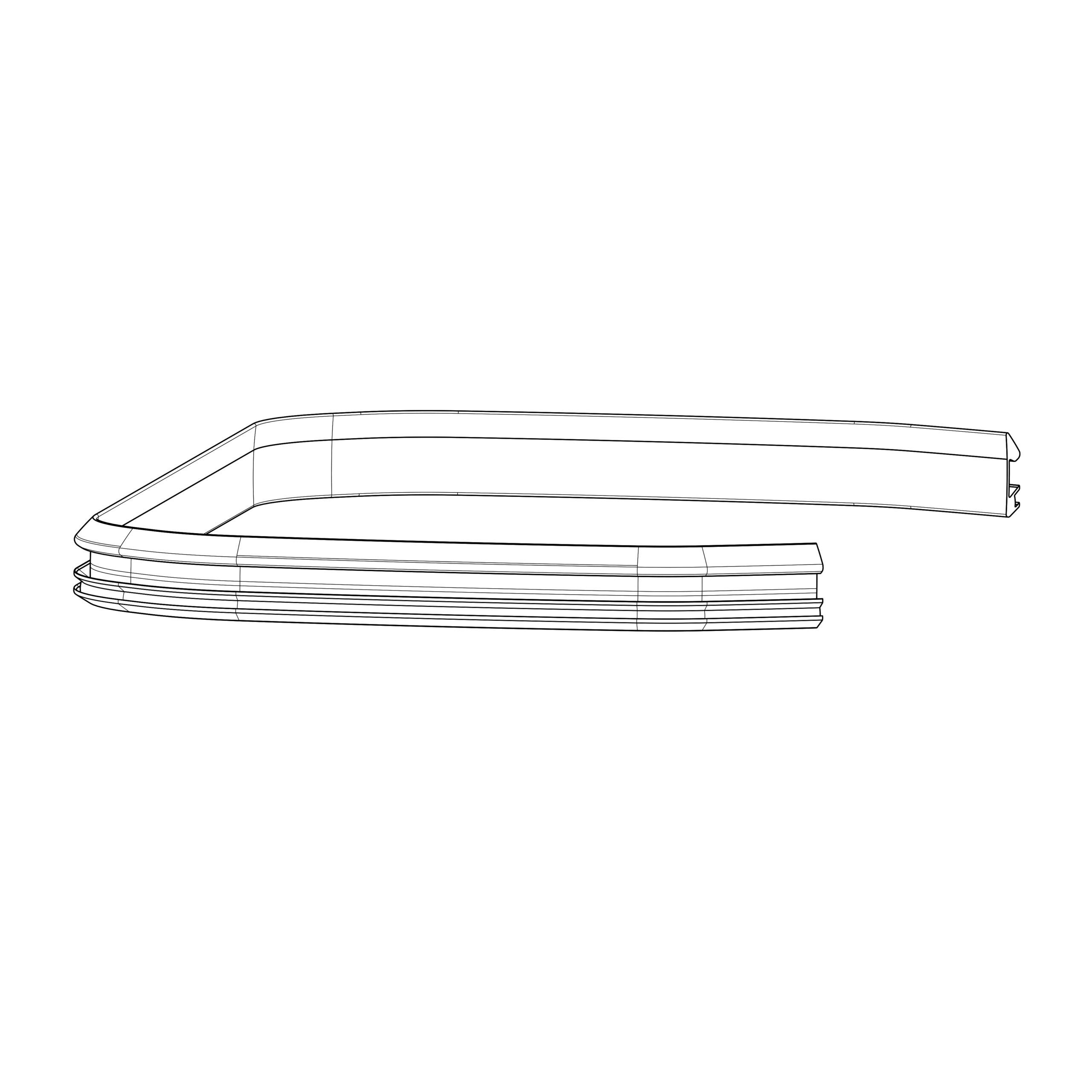 SP PERFIL MAL.SHAD (30 SHORE) 930mm