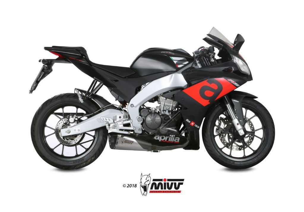 Escape Mivv Delta Race inox Aprilia RS 125 (4 stroke) 2017-20