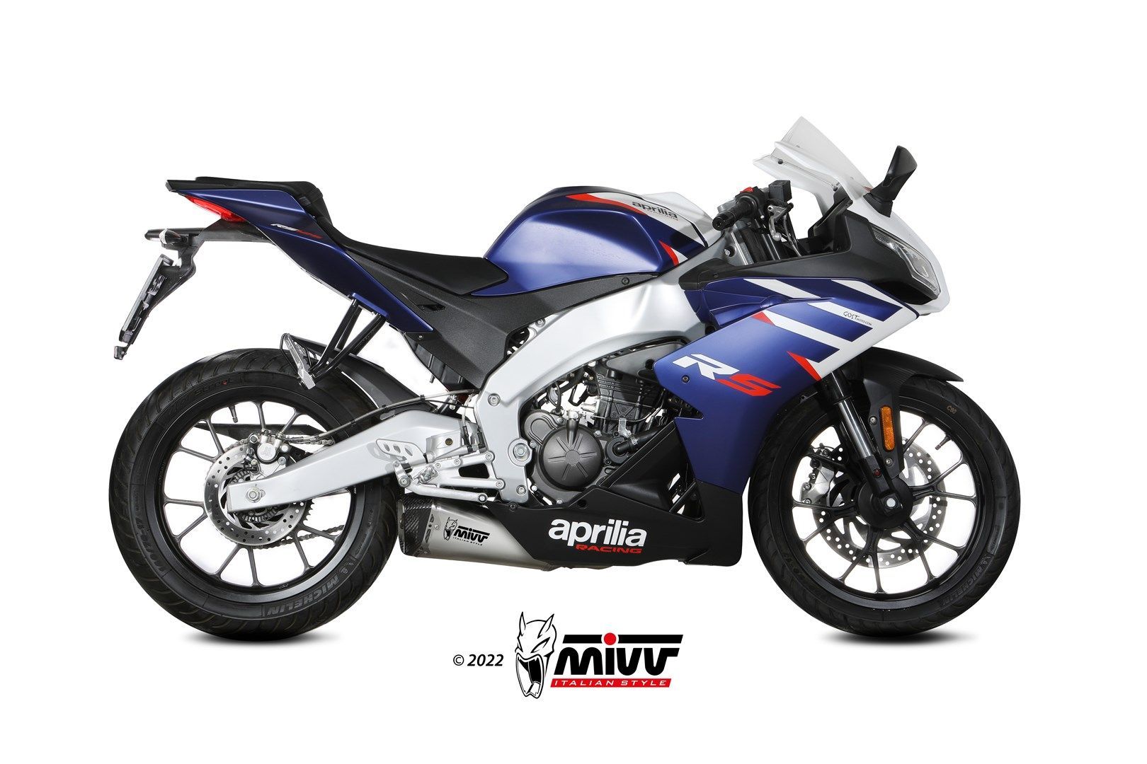 Escape Mivv Full system 1x1 Delta Race inox Aprilia RS 125 2021-24