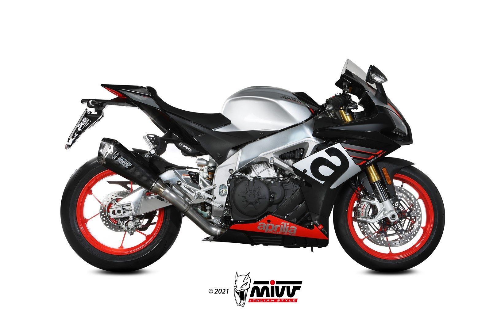 Escape Mivv  Delta Race carbono Aprilia RSV4 2017-20