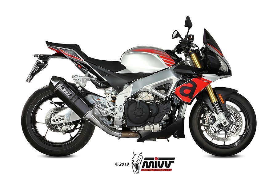 Escape Mivv Speed edge black Aprilia Tuono V4 1100 2018-20