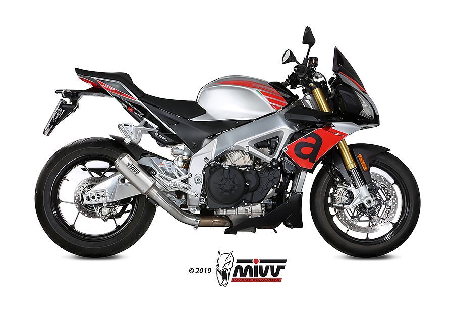 Escape Mivv Mk3 inox Aprilia Tuono V4 1100 2018-20