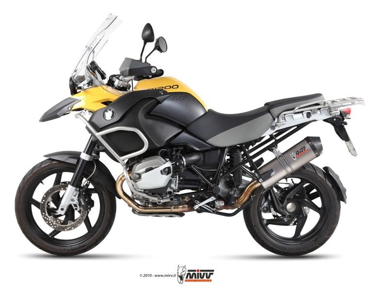 Escape Mivv Oval titan con tapa carbono BMW R 1200 GS / Adventure 2010-12