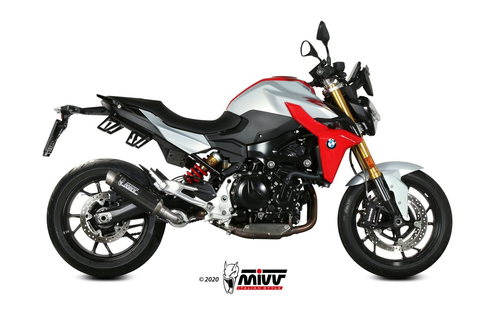 Escape Mivv  GP Pro carbono BMW F 900 R 2020-24