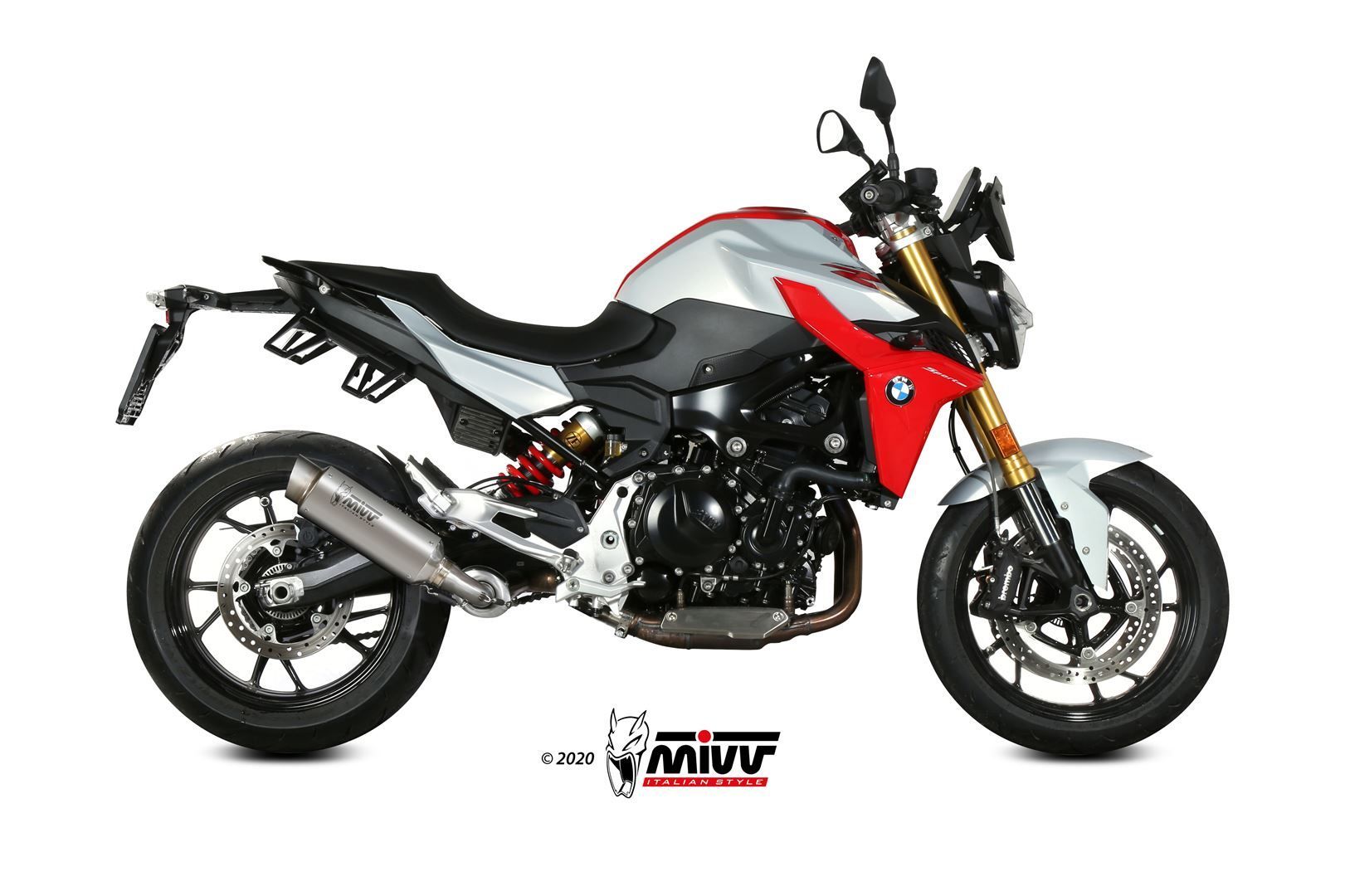 Escape Mivv GP Pro titan BMW F 900 R 2020-24