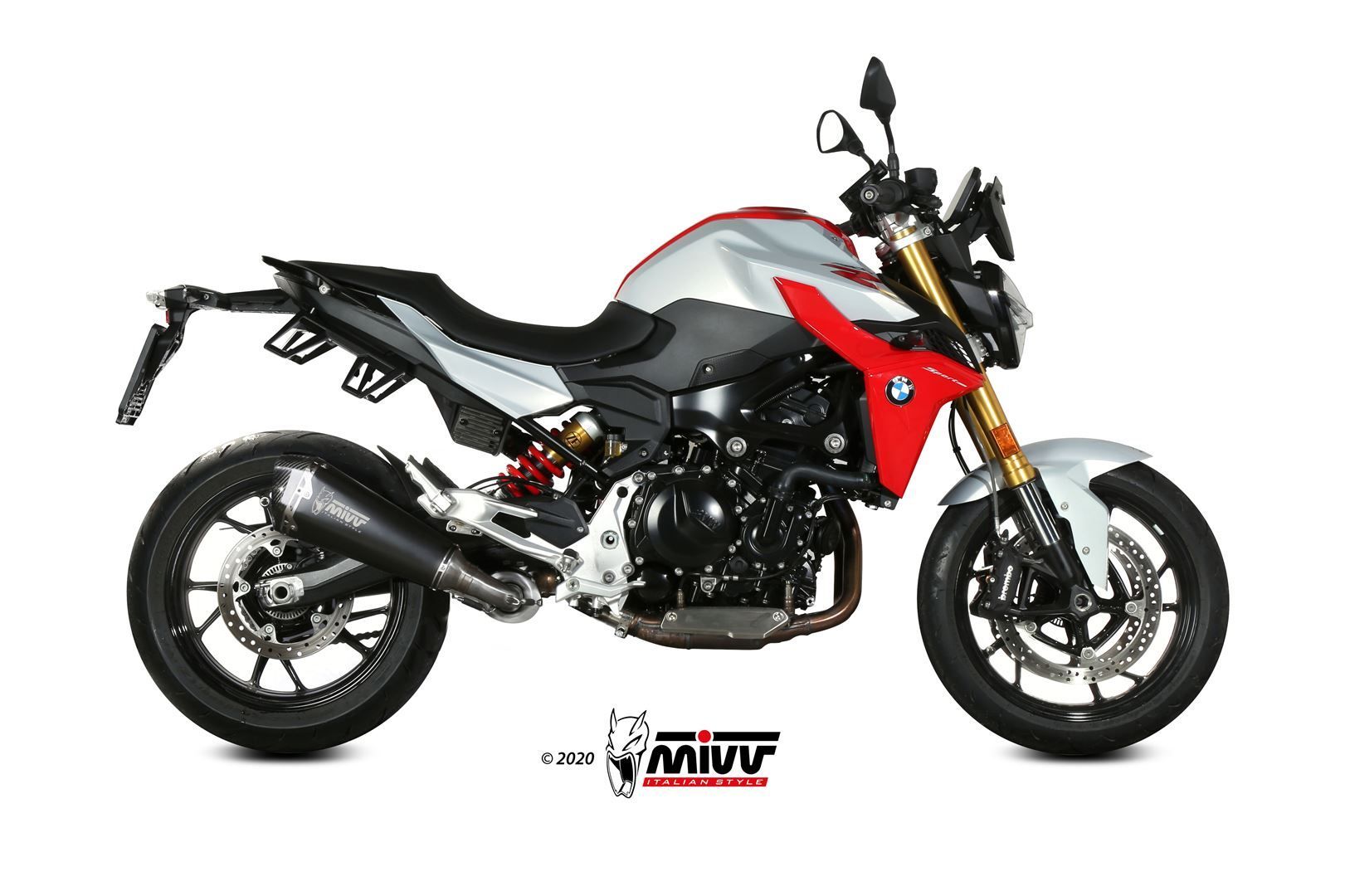 Escape Mivv Delta Race Black BMW F 900 R 2020-24
