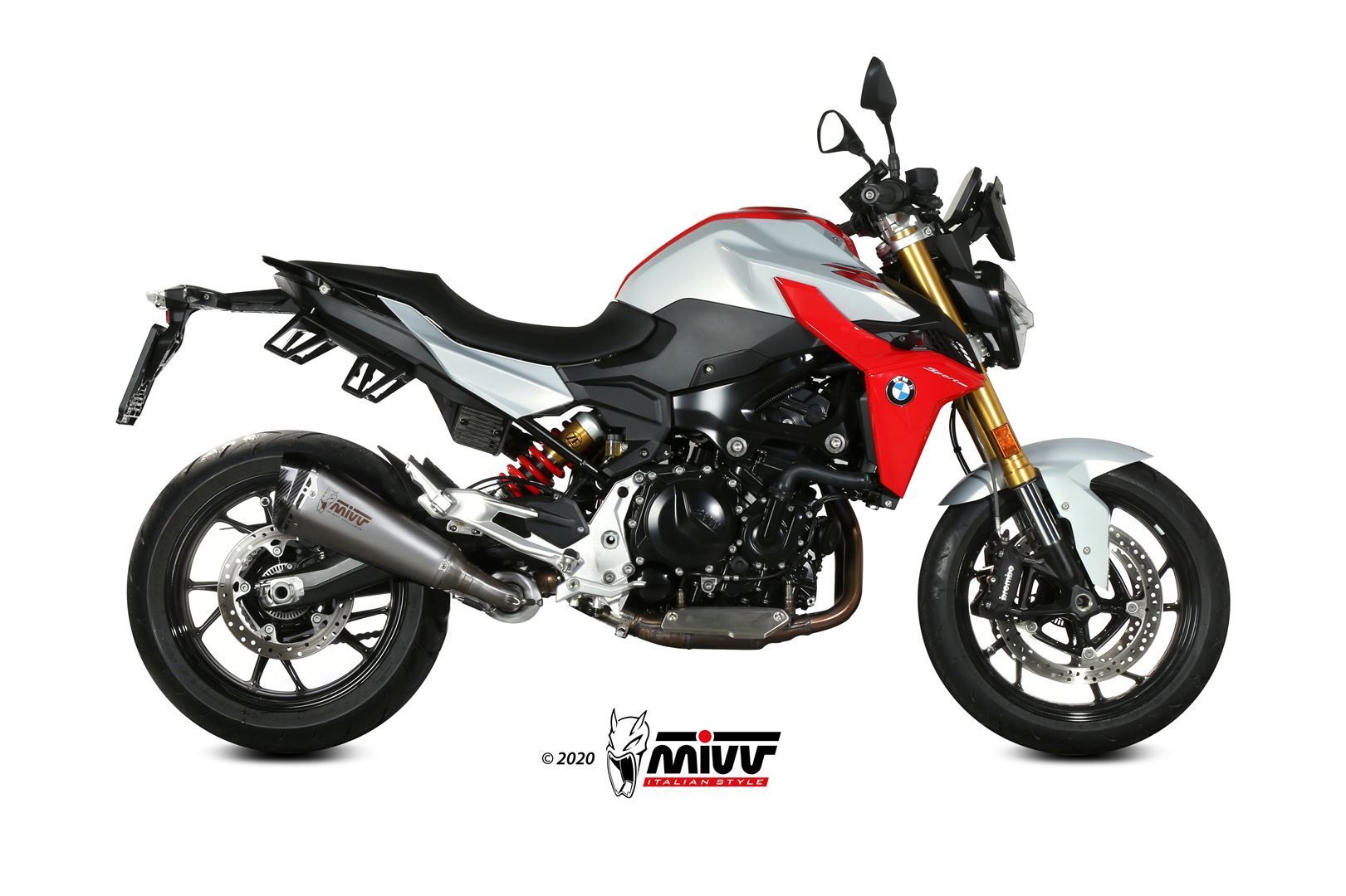 Escape Mivv  Delta Race inox BMW F 900 R 2020-24