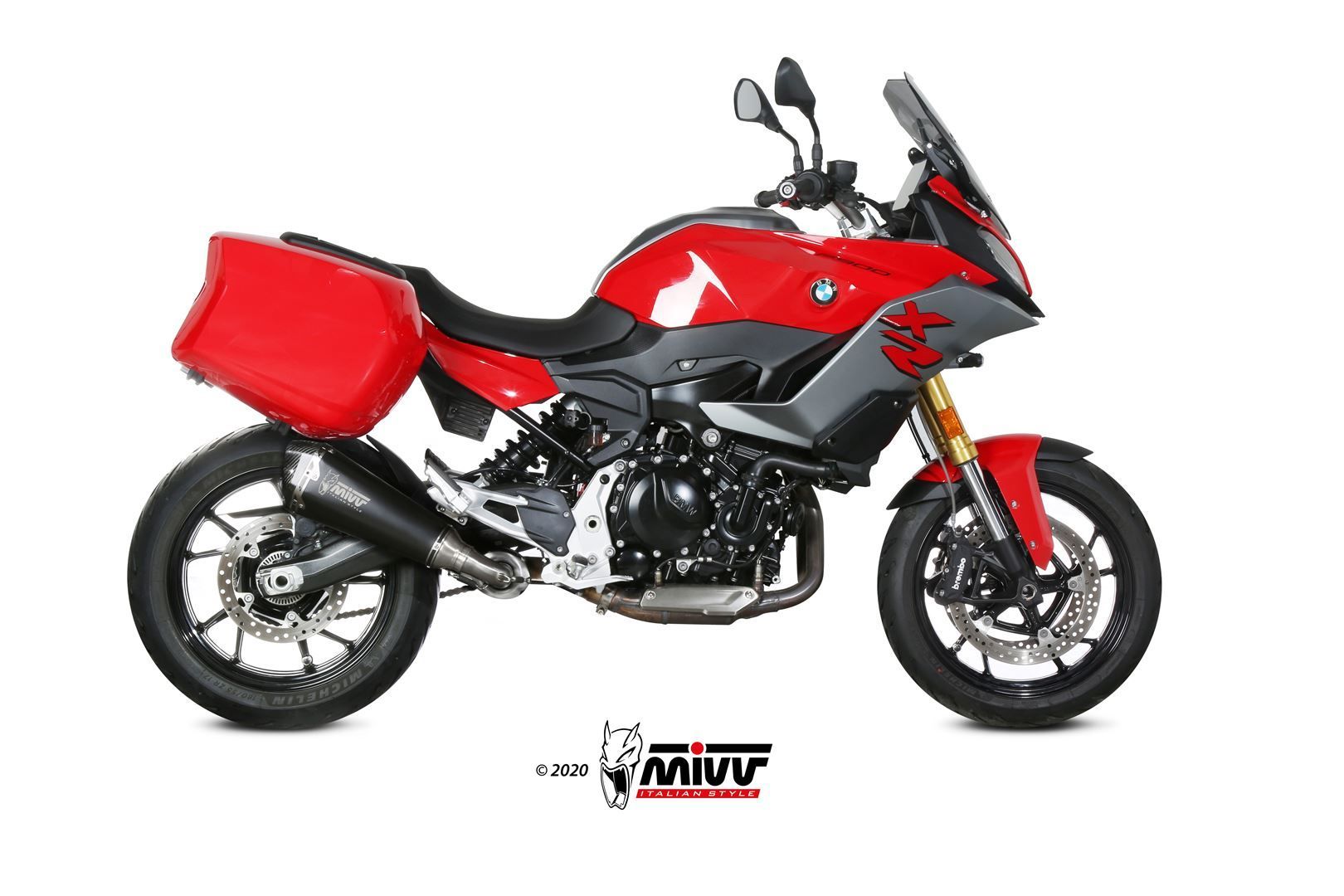 Escape Mivv Delta Race black BMW F 900 XR 2020-24