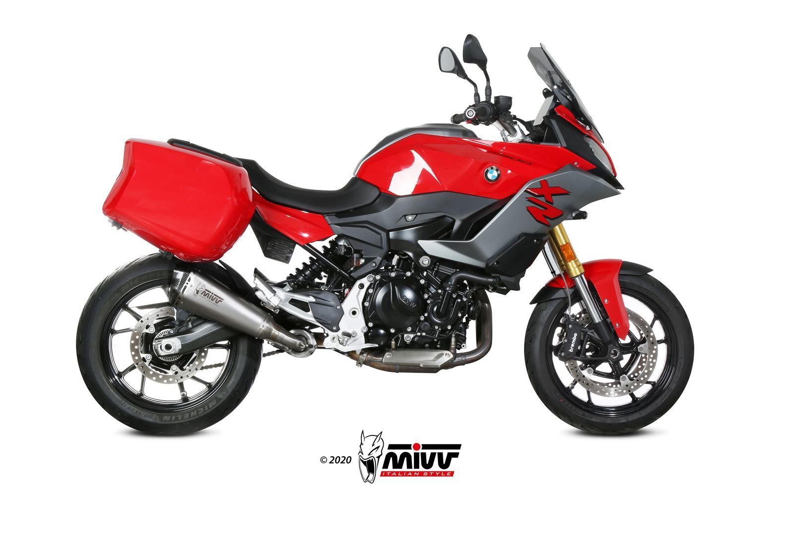 Escape Mivv  Delta Race inox BMW F 900 XR 2020-24