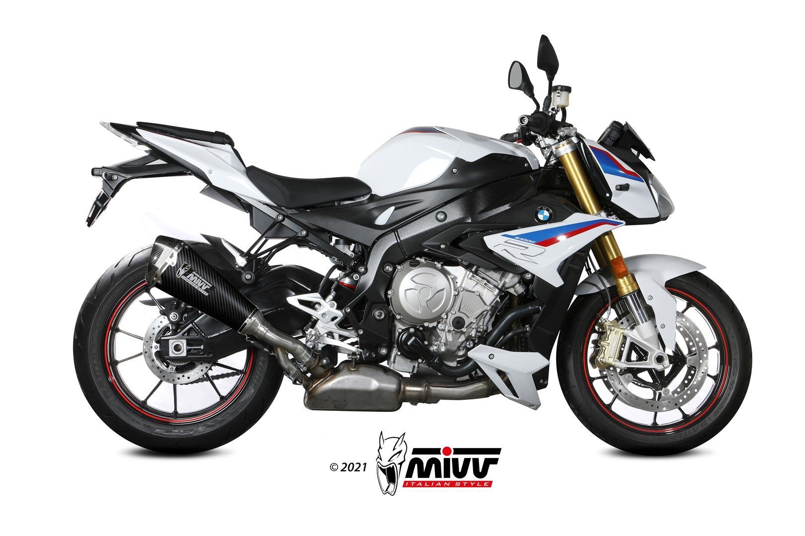 Escape Mivv  Delta Race carbono BMW S 1000 R 2017-20