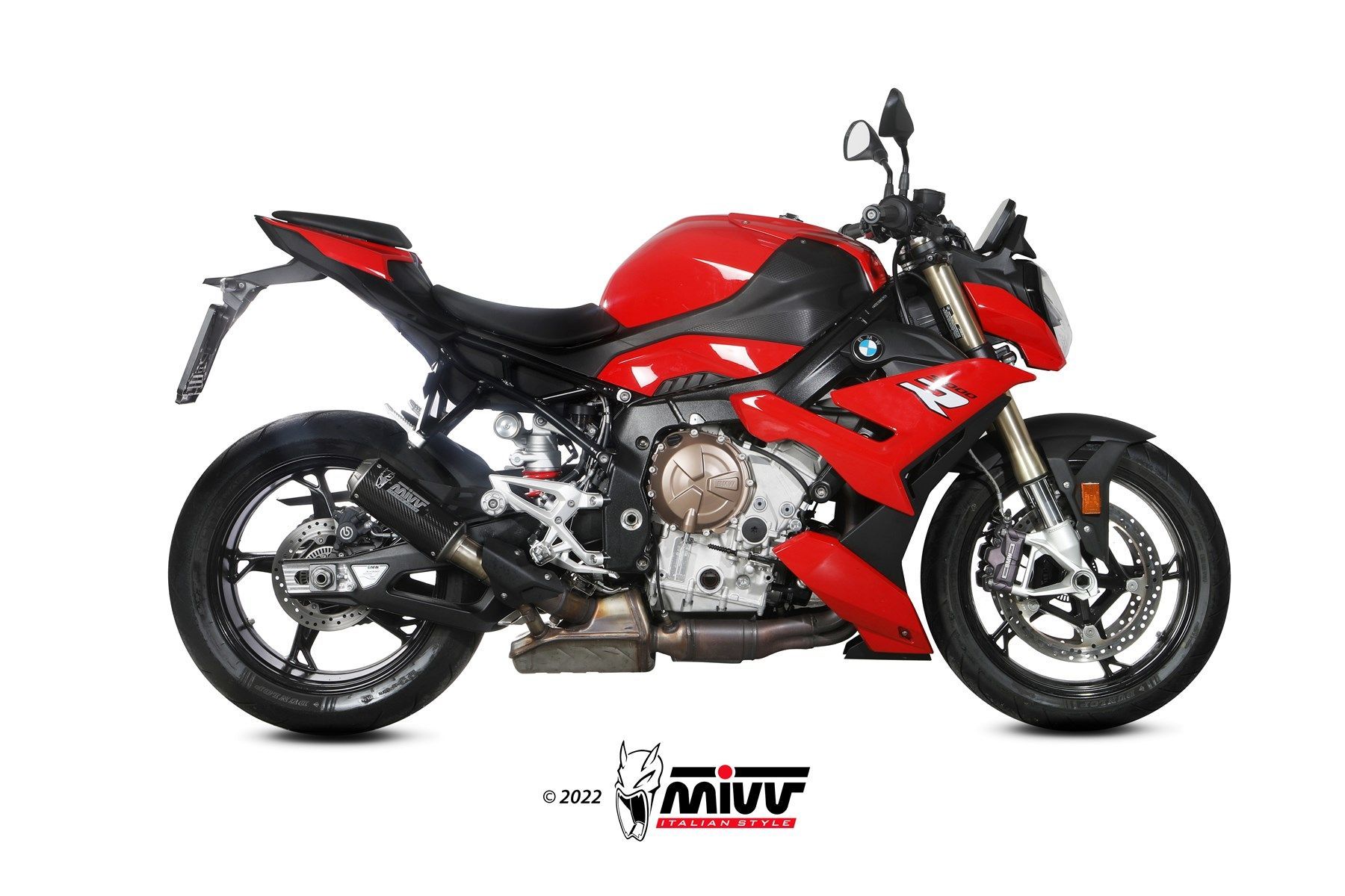 Escape Mivv  Mk3 carbono BMW S 1000 R 2021-24