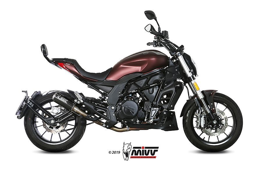 Escape Mivv Tubo no kat (compatible con silenciadores Escape Mivv y Originales) Benelli 502C 2019-24