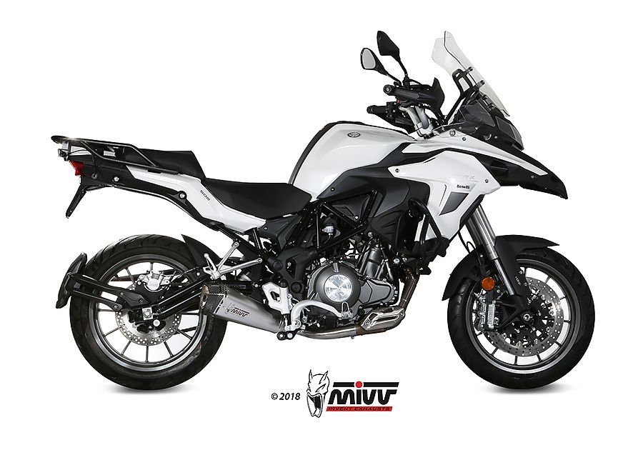 Escape Mivv  Delta Race inox Benelli TRK 502 2017-24