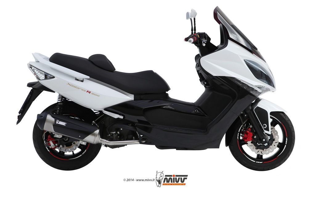 Escape Mivv Full system 1x1 Urban inox Kymco Xciting 500 2005-14