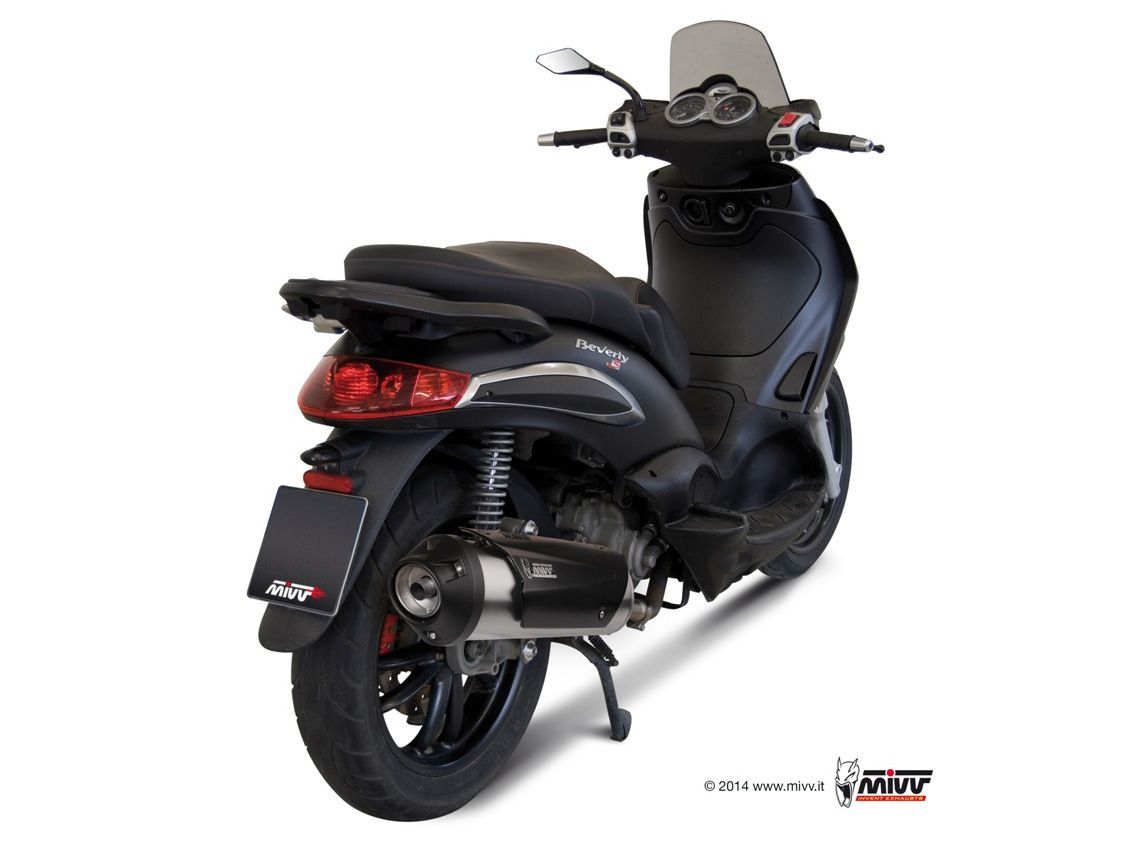 Escape Mivv Full system 1x1 Urban inox Piaggio Beverly 250 / Beverly Tourer 250/300