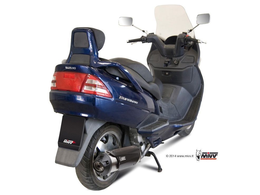 Escape Mivv Full system 1x1 Urban inox Suzuki Burgman 250 / Burgman 400 1998-02