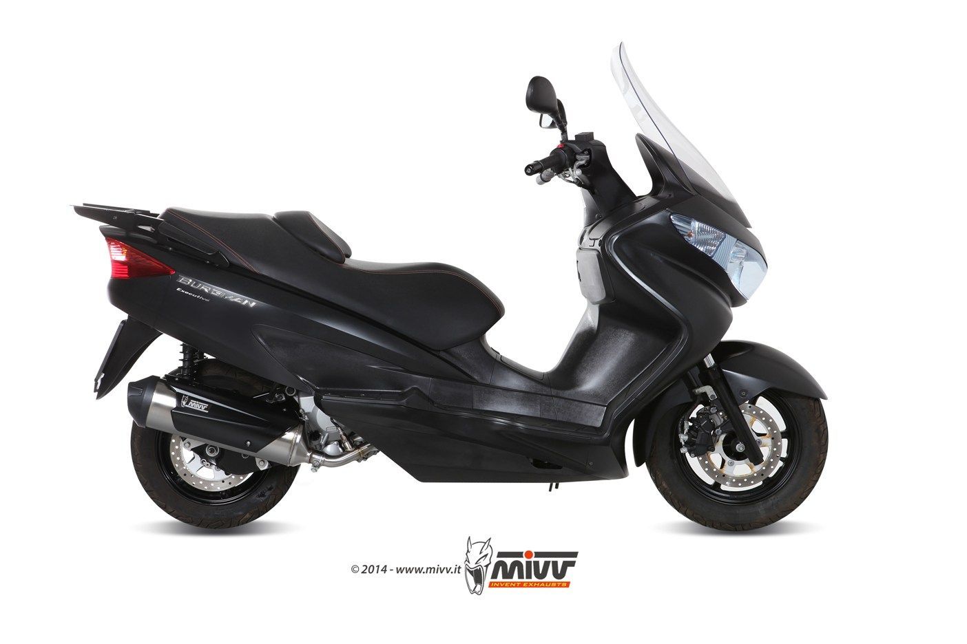 Escape Mivv Full system 1x1 Urban inox Suzuki Burgman 200 2007-13