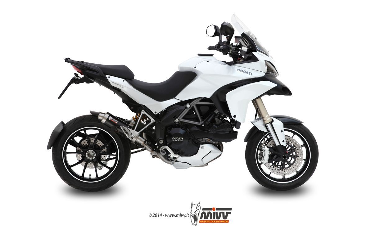 Escape Mivv GP black Ducati Multistrada 1200 2010-14