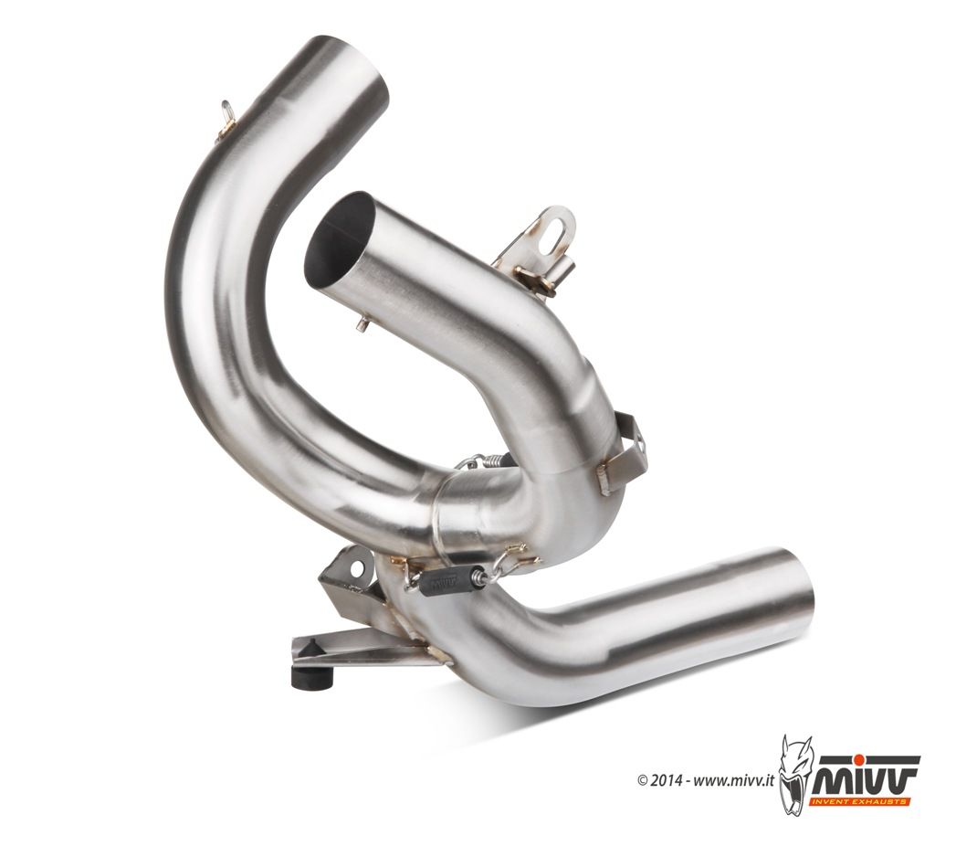 Escape Mivv Tubo no kat (compatible sólo con silenciadores Escape Mivv) Ducati Multistrada 1200 2010-14