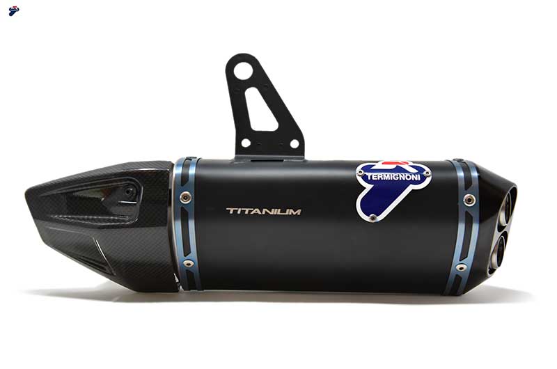 Termignoni Silencioso Negro + UpMap Titanio Ducati STREETFIGHTER V4 2020-24