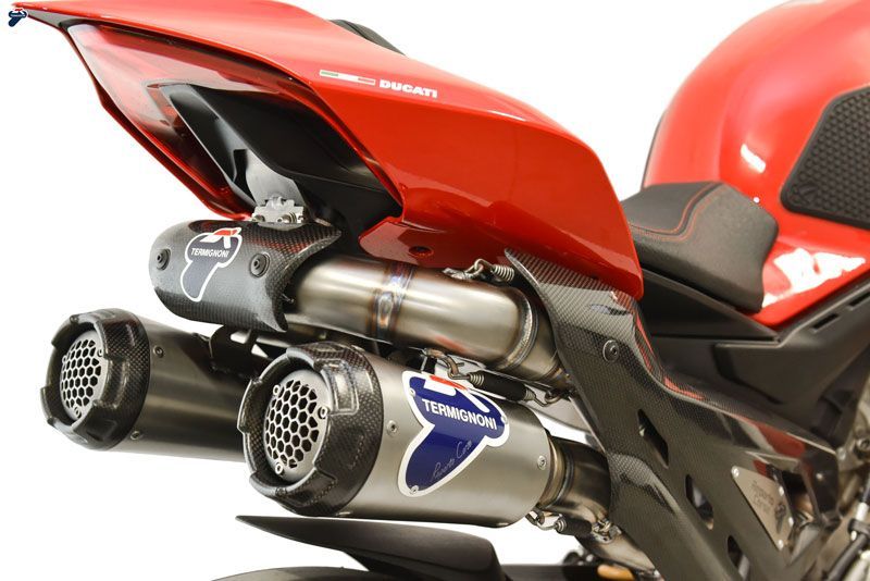 Termignoni Escape Completo Titanio SBK + UpMap Titanio Ducati PANIGALE V4 2018-24