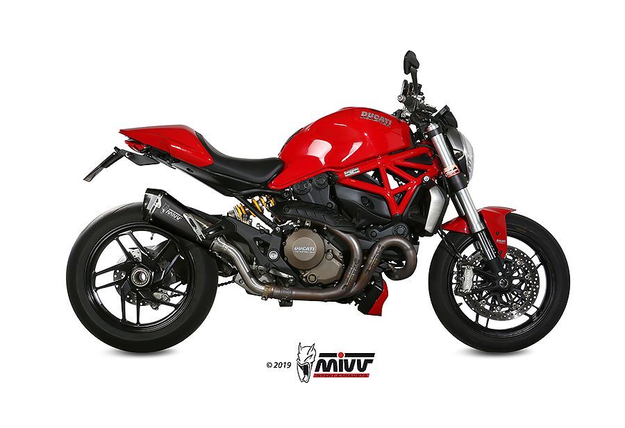 Escape Mivv Delta Race black Ducati Monster 1200 / S 2014-16