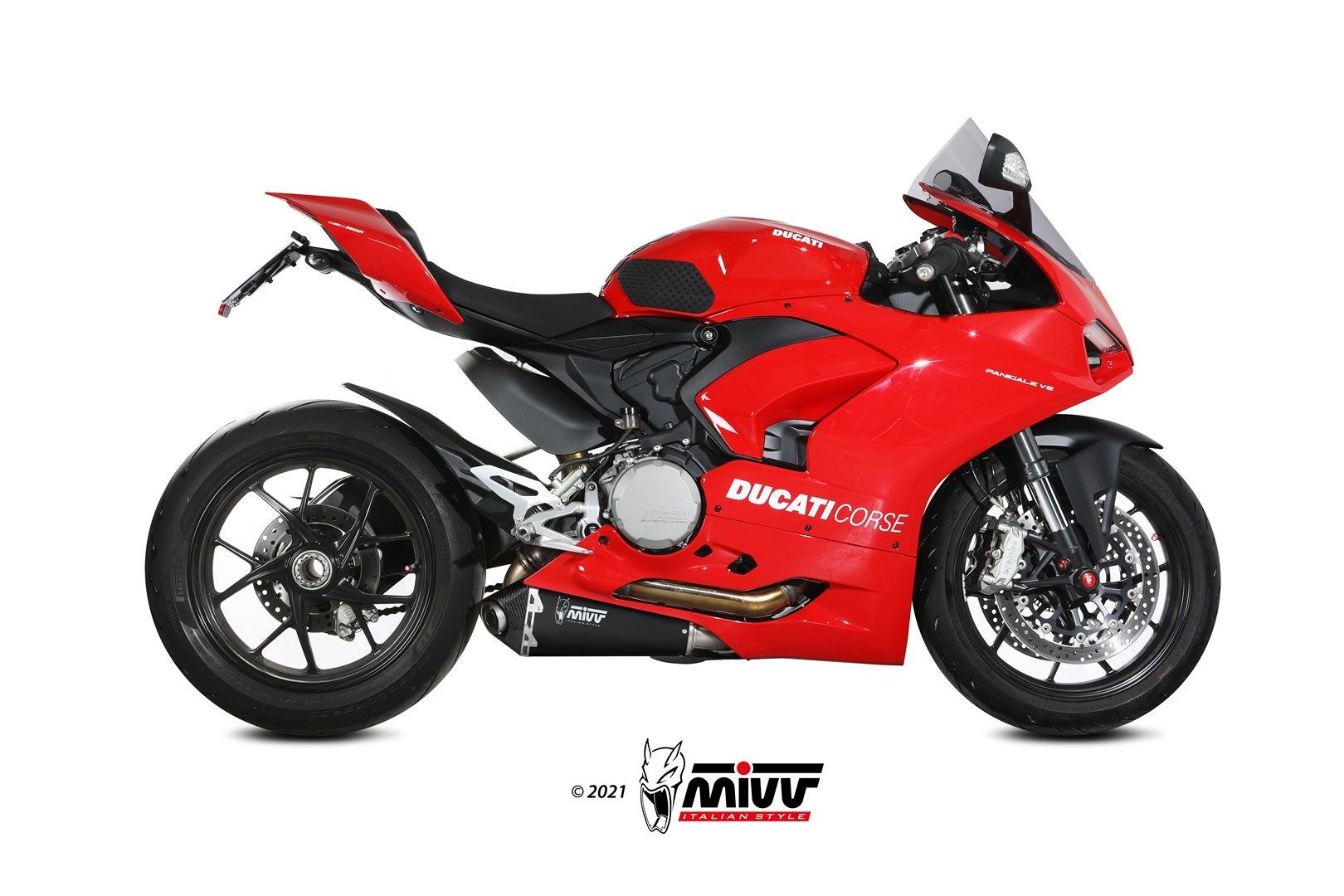 Escape Mivv  Delta Race black Ducati Panigale V2 2020-24