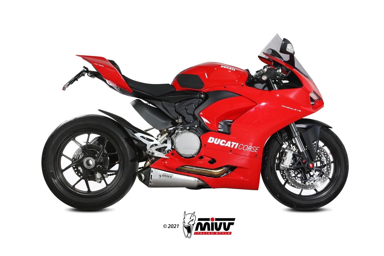 Escape Mivv Delta Race inox Ducati Panigale V2 2020-24