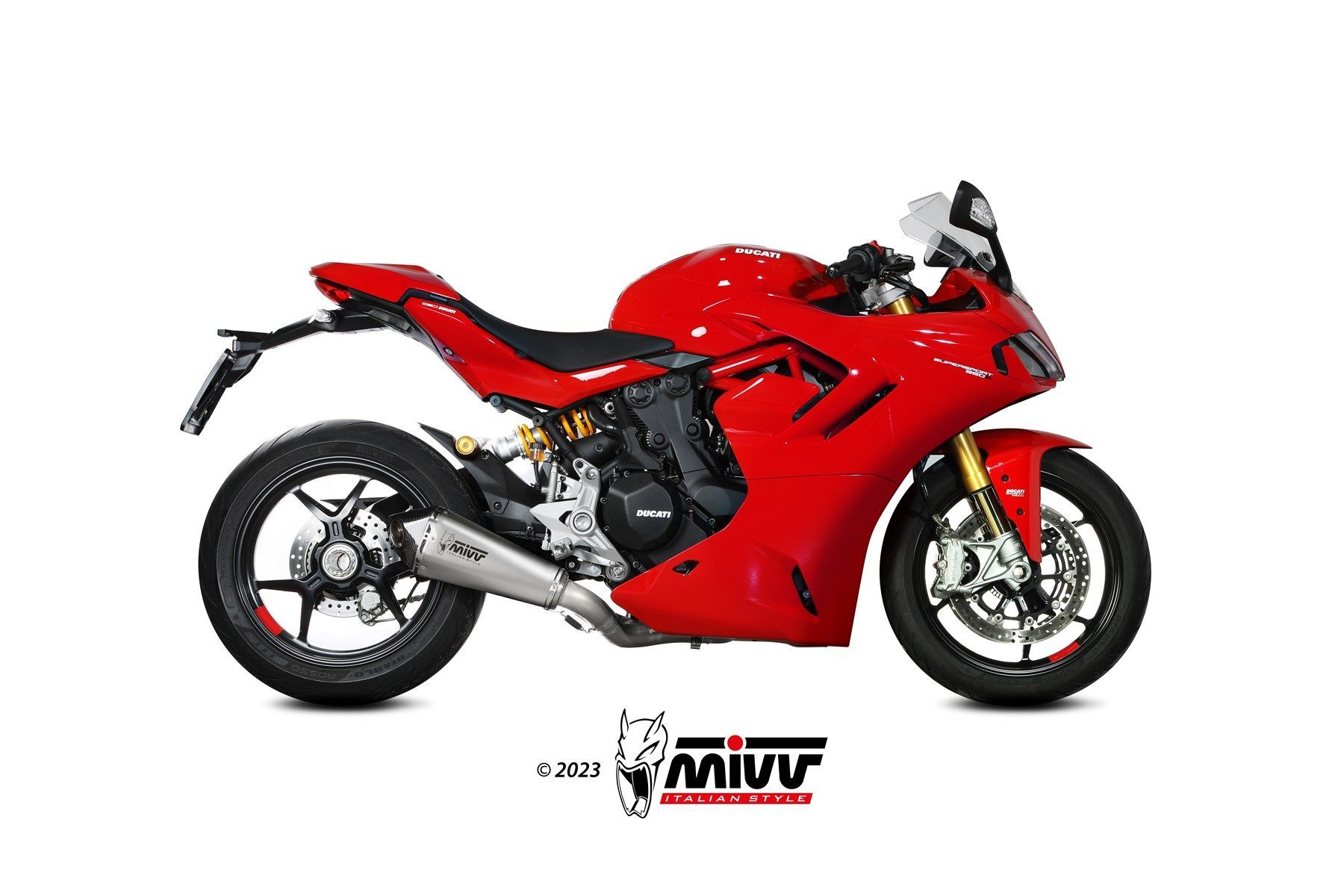 Escape Mivv Delta Race inox Ducati Supersport 950 / S 2021-24