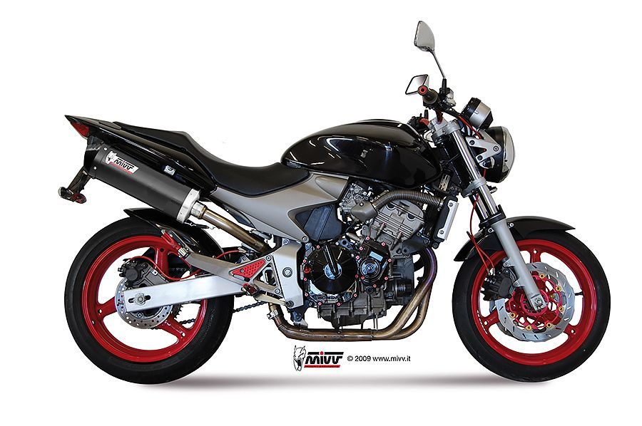 Escape Mivv Oval carbono con tapa carbono Honda Hornet 600 2003-06