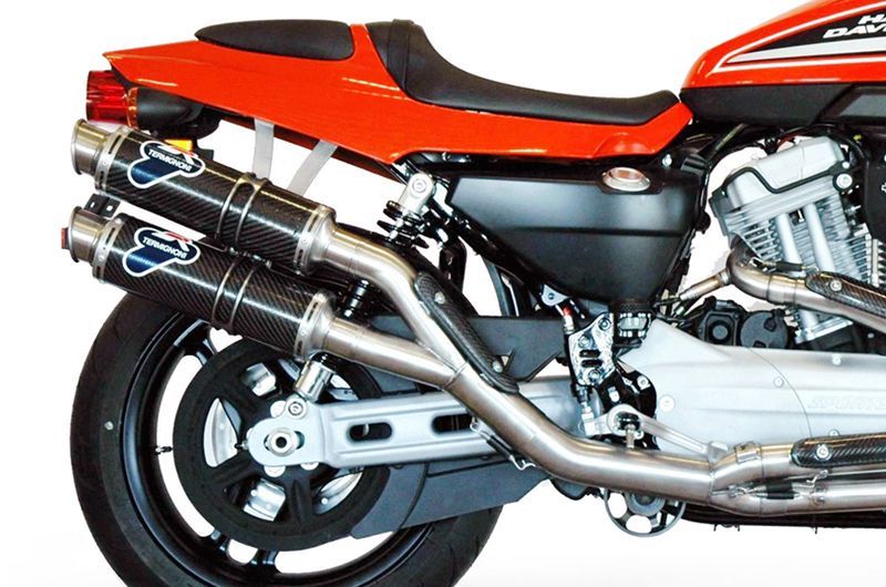 Termignoni Escape Completo Round Carbono Harley Davidson XR 1200 R 2008-13