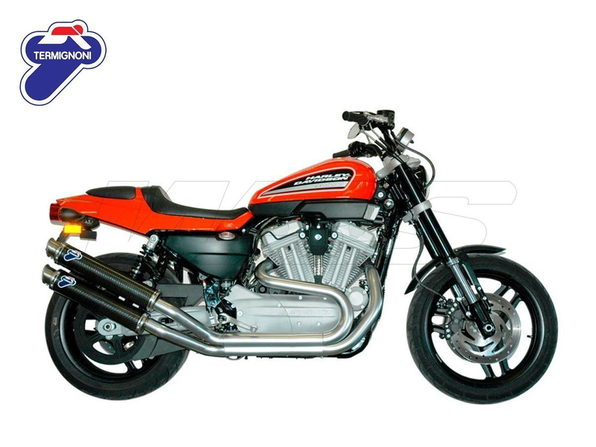 Termignoni Silencioso Round Carbono Harley Davidson XR 1200 R 2008-13