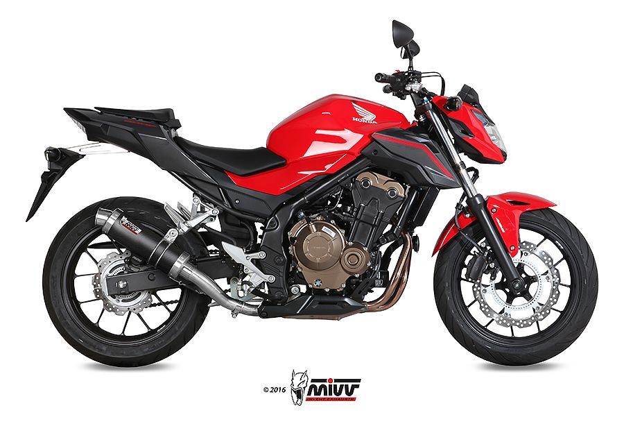 Escape Mivv GP carbon Honda CB 500 F 2016-18