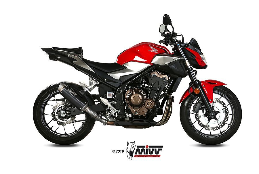 Escape Mivv  GP Pro black Honda CB 500 F 2019-24