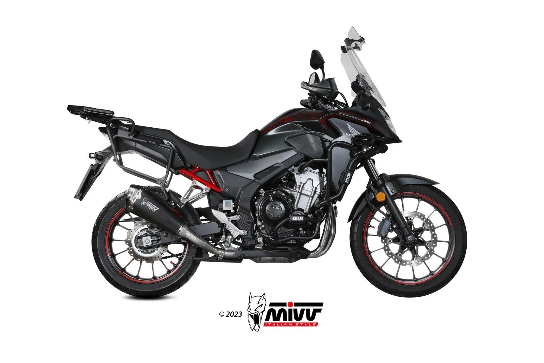 Escape Mivv  Delta Race black Honda CB 500 X 2021-24