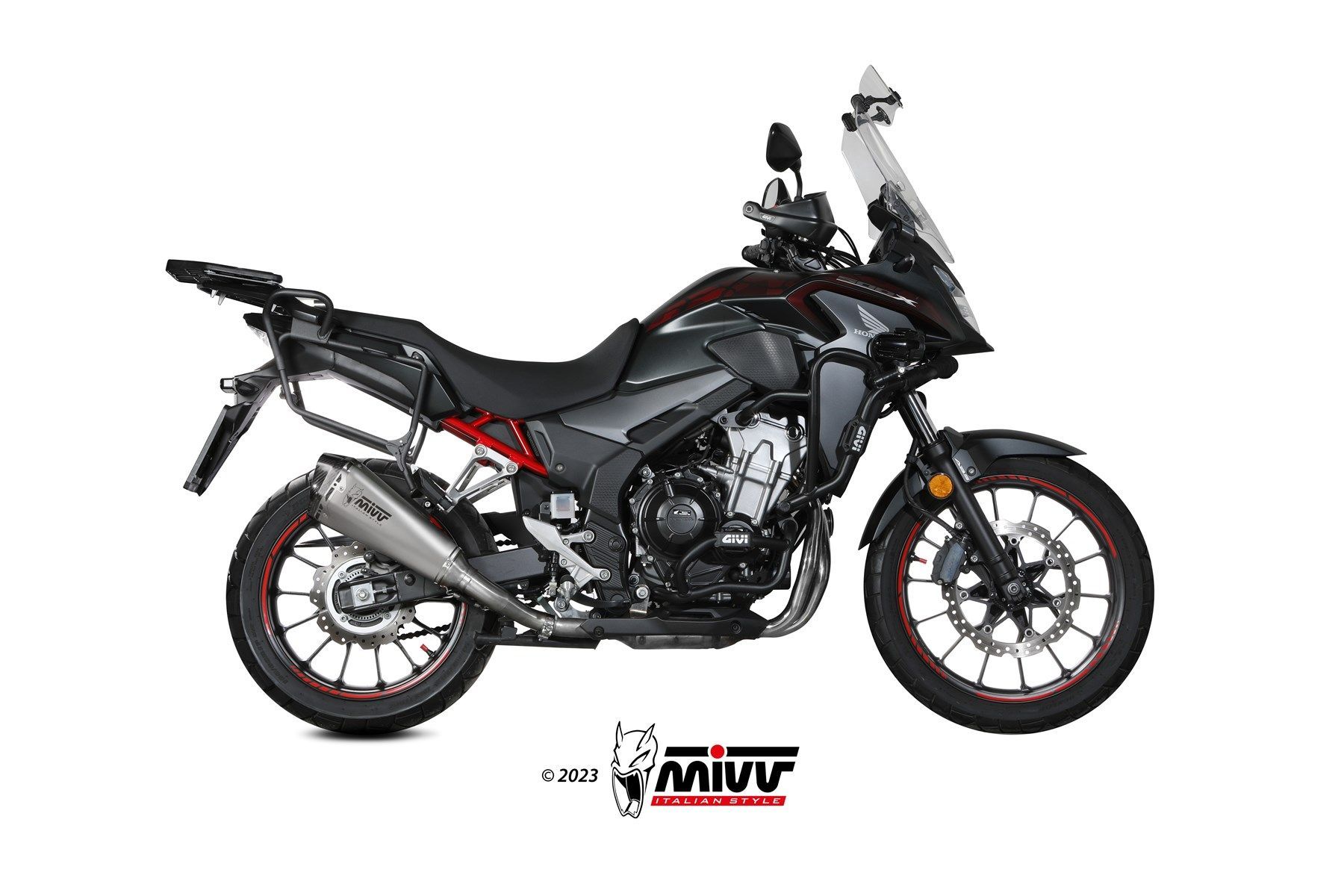 Escape Mivv Delta Race inox Honda CB 500 X 2021-24
