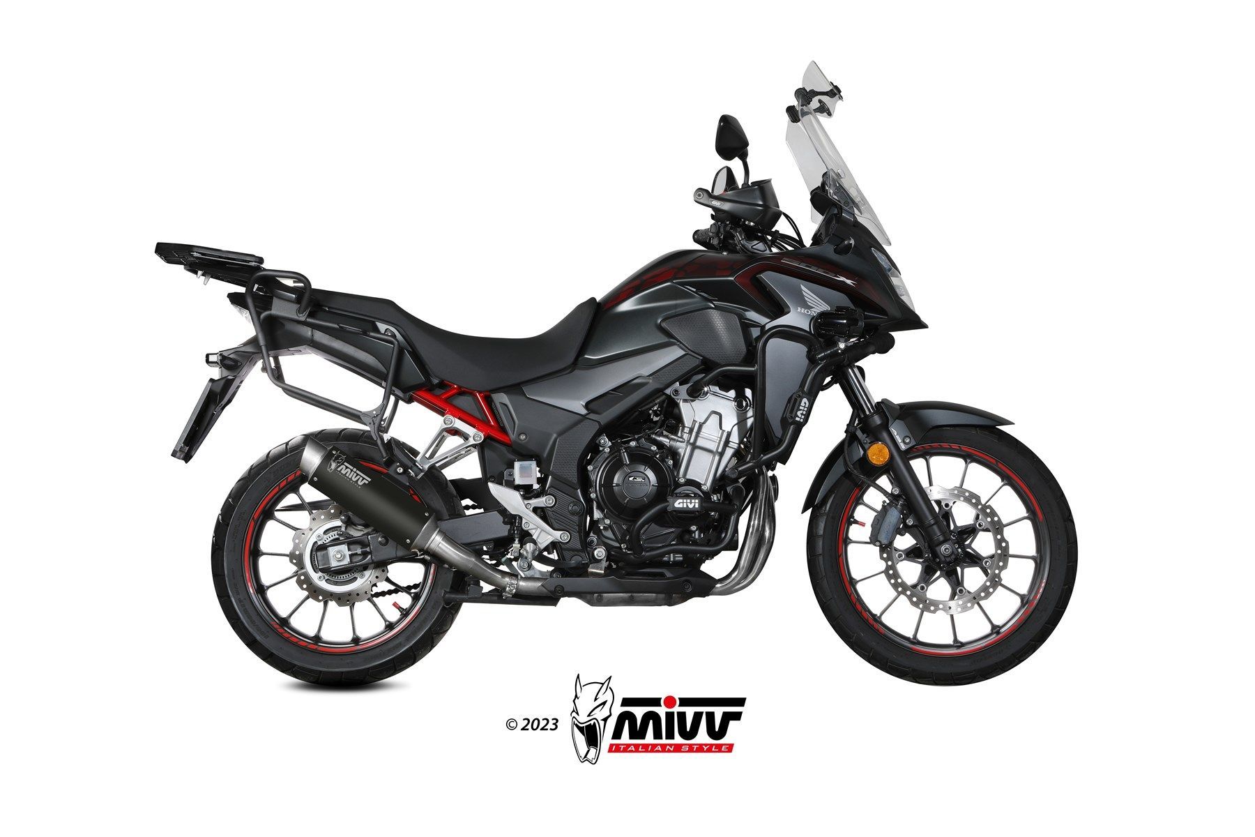 Escape Mivv  GP Pro black Honda CB 500 X 2021-24