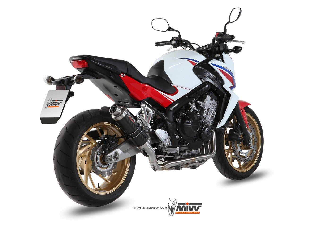 Escape Mivv Full system 4x2x1 GP carbon Honda CB 650 F 2014-18
