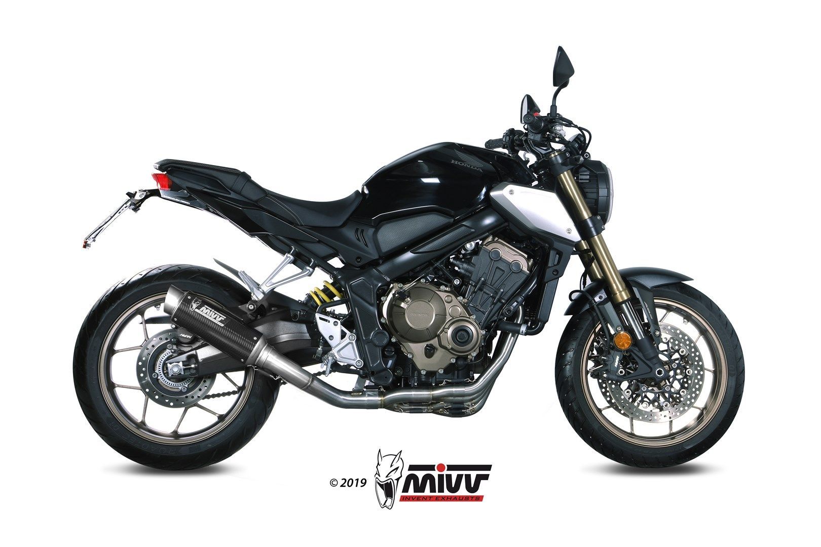 Escape Mivv Full system 4x2x1 GP Pro carbono Honda CB 650 R / CBR 650 R 2019-23