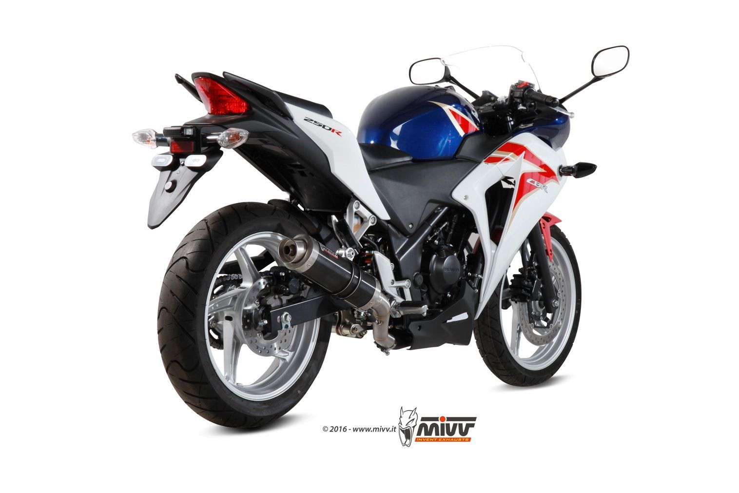 Escape Mivv GP black Honda CBR 250 R 2011-14