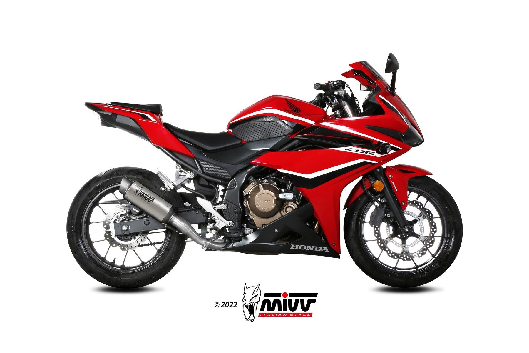 Escape Mivv  GP Pro titanium Honda CBR 500 R 2019-20