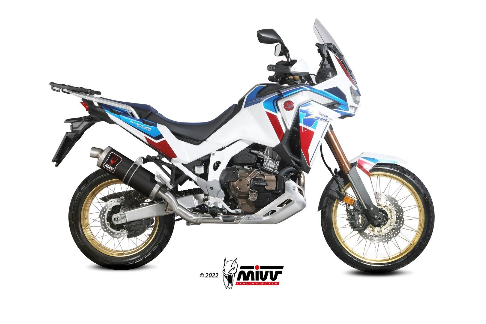 Escape Mivv  Dakar black Honda CRF 1100 L Africa Twin 2020-24