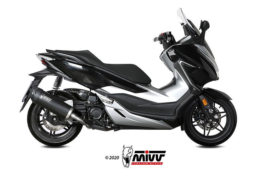 Escape Mivv Mover black Honda Forza 300 2018-20