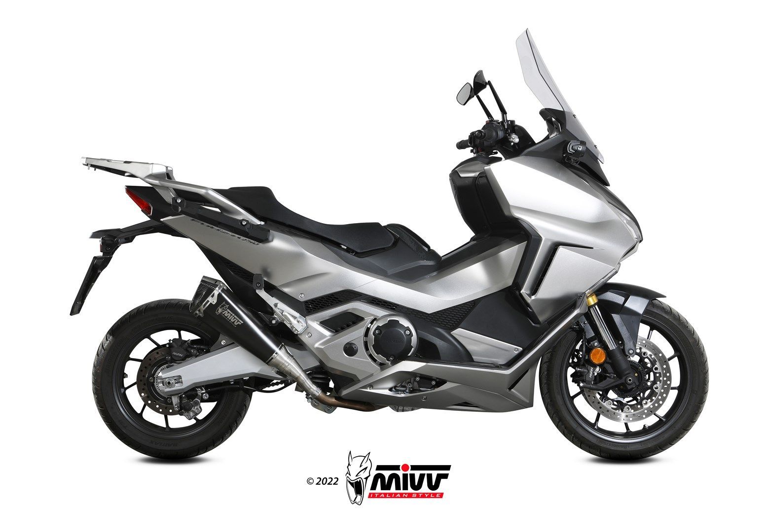 Escape Mivv  Delta Race black Honda Forza 750 2021-24