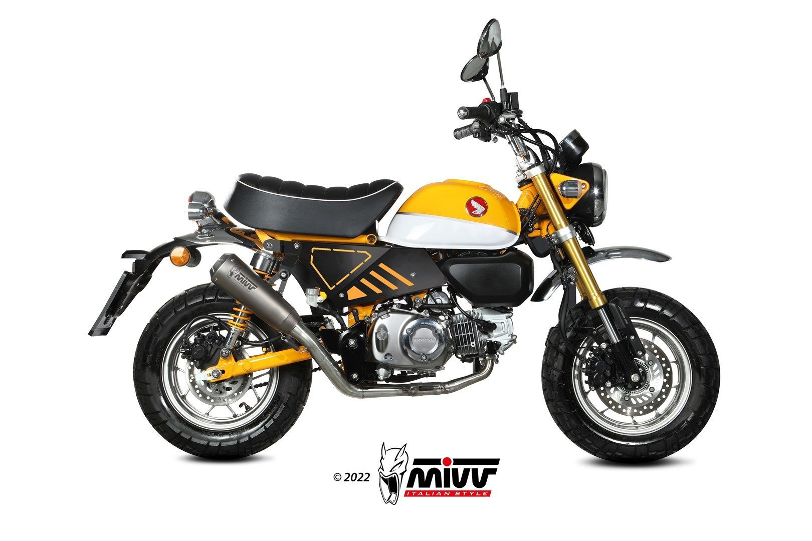 Escape Mivv Full system 1x1 X-M1 titanium Honda Monkey 2018-20