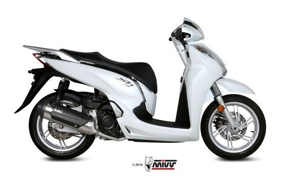 Escape Mivv Full system 1x1 Urban inox Honda SH 300 2015-16
