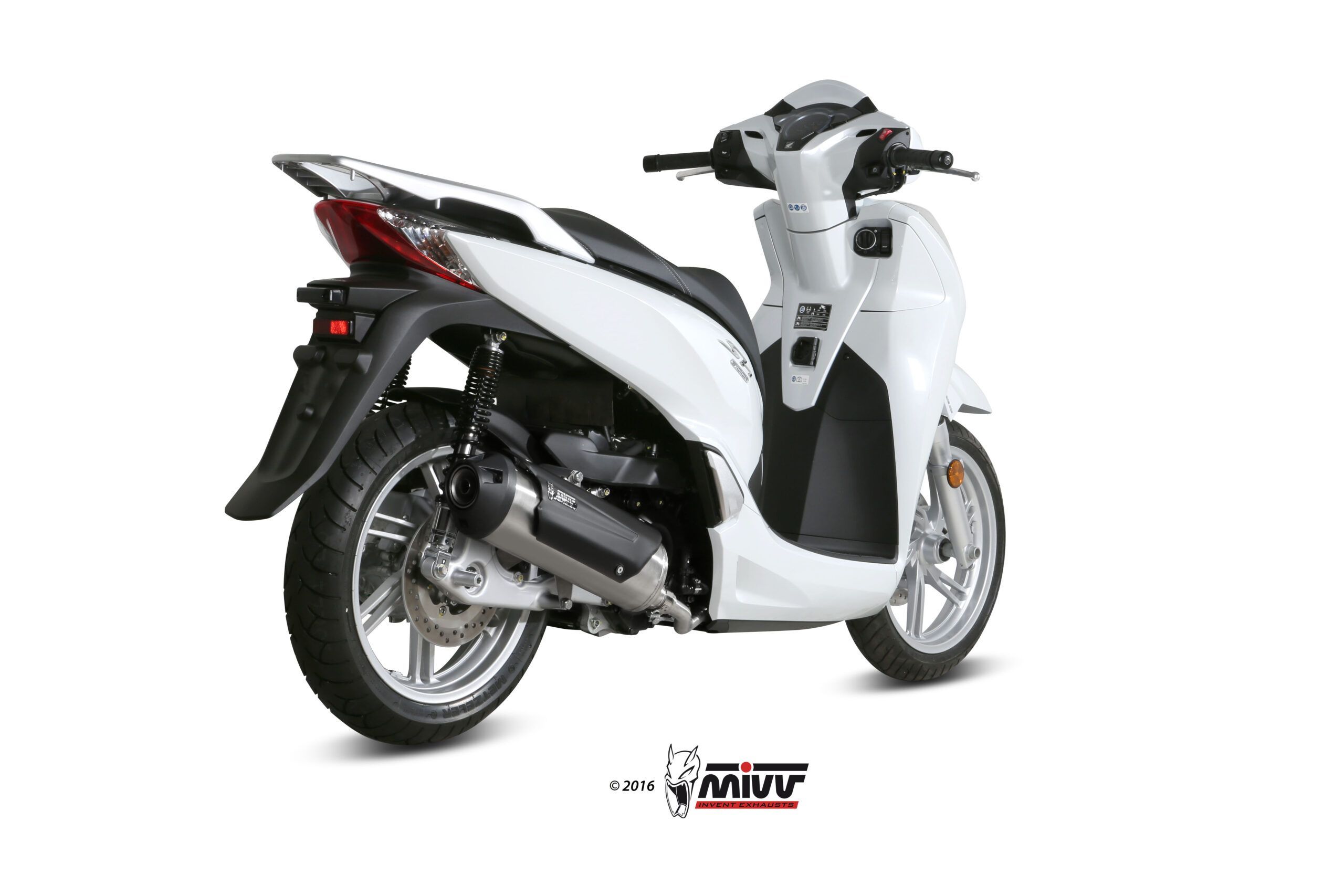 Escape Mivv Full system 1x1 Urban inox Honda SH 300 2015-16