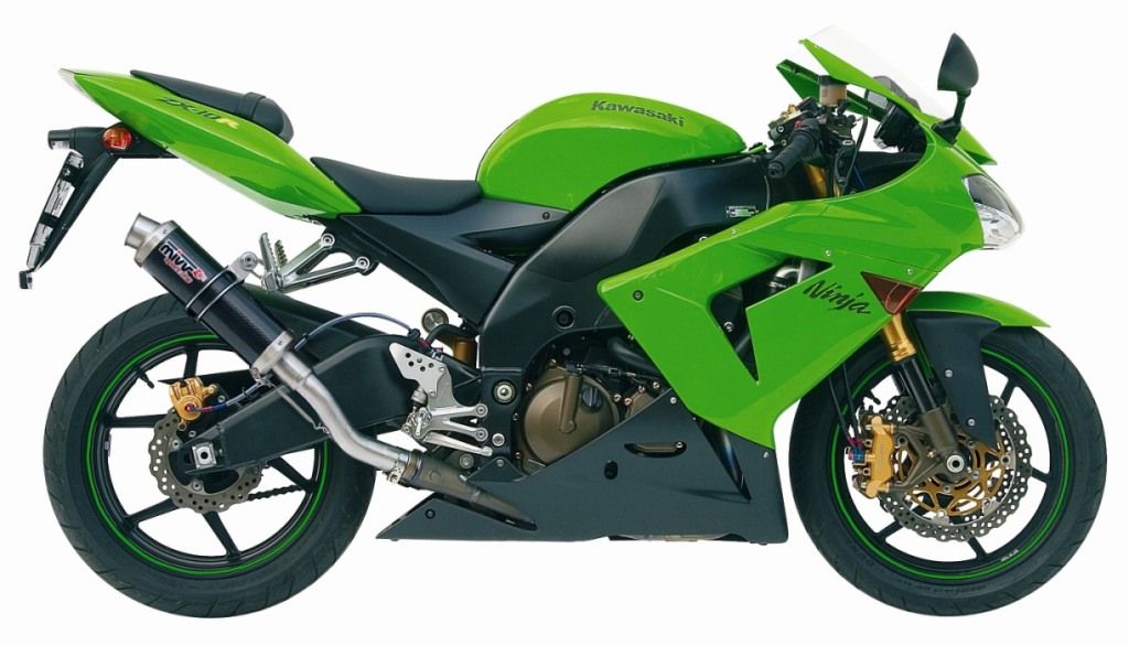 Escape Mivv GP carbon Kawasaki ZX-10 R 2004-05
