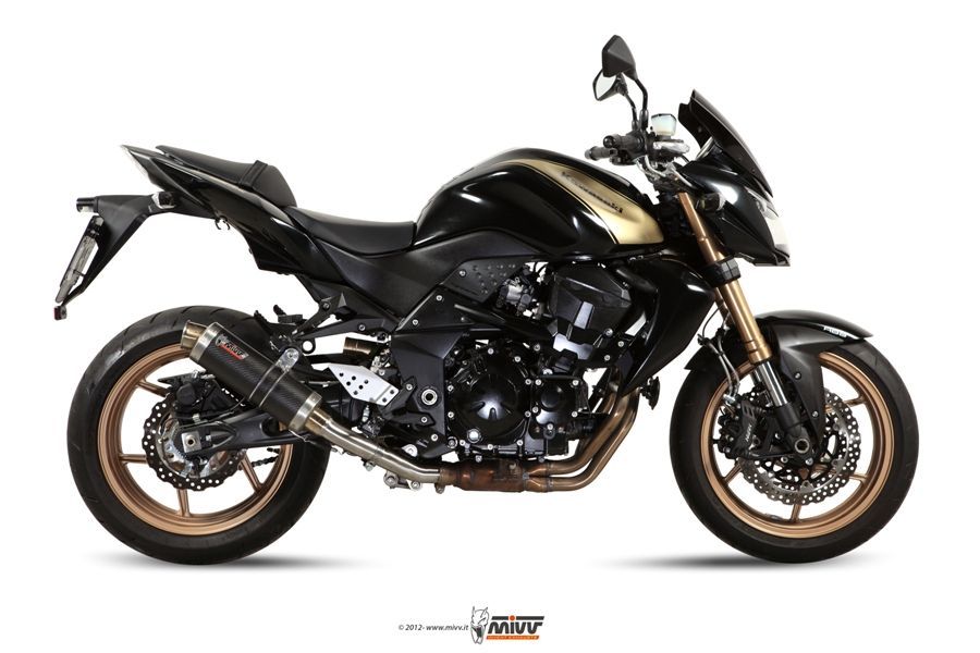 Escape Mivv GP carbon Kawasaki Z750 R 2011-14